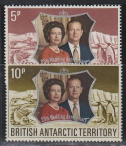 British Antarctic Territory SC 43-4 MNH