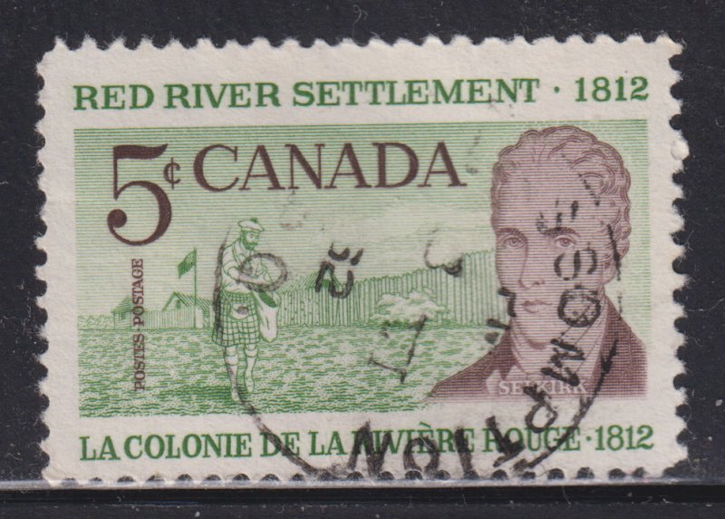 Canada 397 Red River Settlement (Winnipeg, MB) 5¢ 1962