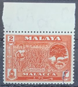 MALACCA 1960  2 CENTS SG51  USED