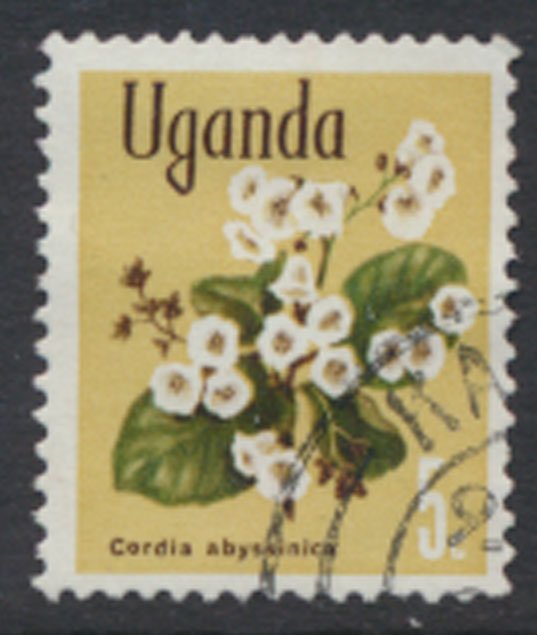 Uganda  SC# 131a   SC# 115  Used  Flowers 1969   see scan