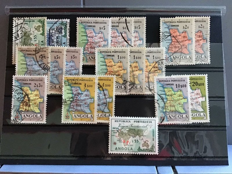 Angola Map  stamps  R25117