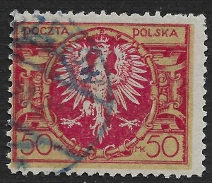 Poland #164 50m Polish Eagle