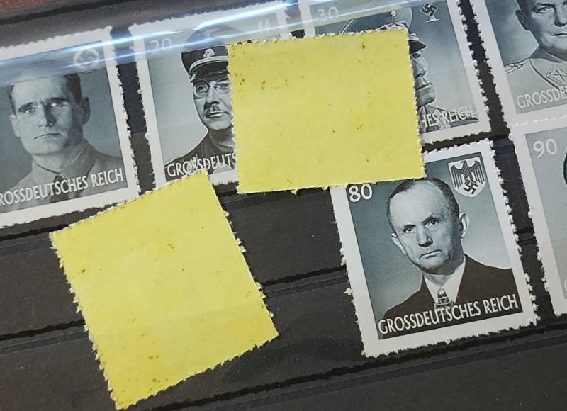 Nazi Germany Third Reich leaders Evil men of WW2 WWII German Stamp set