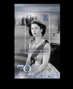 Stamps of  ascension islands 2022 (pre-order)  - ASC PLATINUM JUBILEE OF HER MAJ