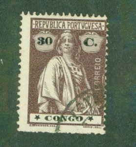 PORTUGUESE CONGO 111 USED CV $3.50 BIN $2.20