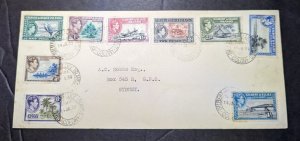 1939 British Gilbert and Ellice Island Cover to Sydney NSW Australia