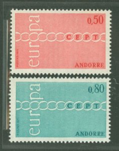 Andorra (French) #205-6  Single (Complete Set)