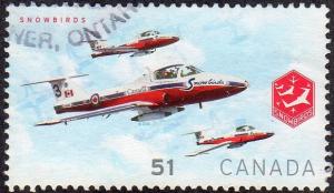 Canada 2159 - Used - 51c Three Snowbirds Jets (2006) (cv $0.60)