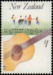 New Zealand 857-860, Complete Set(4), 1986, Music, Never Hinged