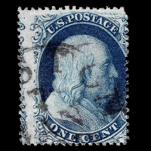 WCstamps: U.S. Scott #19 / 1c Type Ia Position VG Used 2014 PSAG Cert CV $9,500