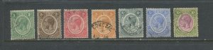 British Honduras KGV 1922-29 values to 10 cents used