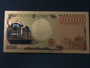 ​JAPAN-TEN MILLION YAN-24K GOLD REPLICA NOTE WITH CERITIFICATE OF AUTHENICITY-VF