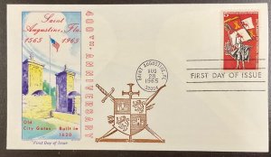 1271 Overseas Mailer/Jackson & Chickering cachet Florida Settlement FDC 1965