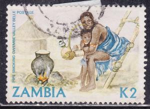 Zambia 253 USED 1981 Woman Smoking Pipe