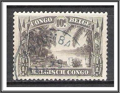 Belgian Congo #139 Sankuru River Scene Used