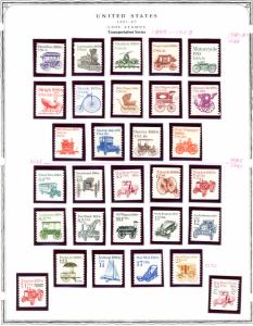 US #1897 - 1908, 2123 - 2136 VF/XF mint never hinged, two complete sets, very...