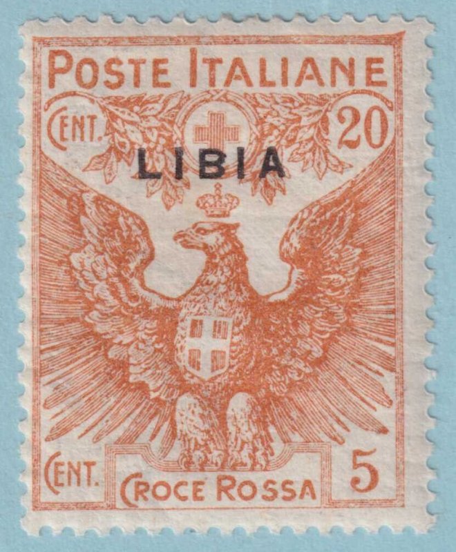 LIBYA B3 SEMI-POSTAL  MINT HINGED OG * NO FAULTS VERY FINE! - BKX