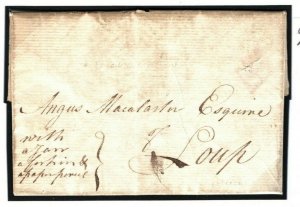 GB Scotland Cover Argyll Ardpatrick COACH Parcel Grocer EMBARGO EL 1793 H125