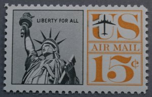 United States #C63 15 Cent Liberty for All Airmail MNH