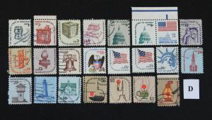 US Stamps Sc# 1581-1612 USED COMPLETE SET Includes 1590,  Missing 1590A