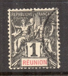 Reunion 1892 Early Issue Fine Used 1c. NW-230779