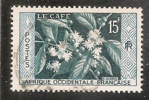 French West Africa   Scott J73   Coffee   Used