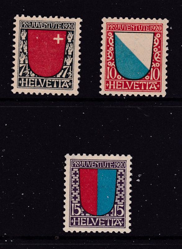 Switzerland the 1920 Pro Juventute set MH