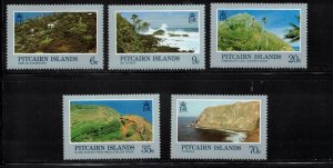 PITCAIRN ISLANDS Scott # 198-202 MNH - Scenic Views