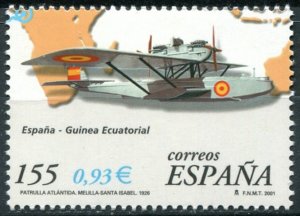 Spain Sc#3091c MNH, 155p multi, 75th Anniversary Spanish Aviation (2001)