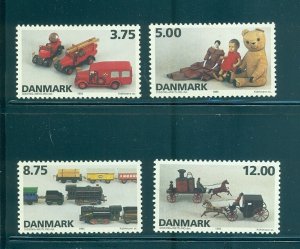 Denmark - Sc# 1037-40. 1995 Toys. MNH $11.20.