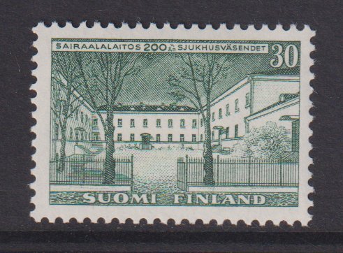 Finland    #345   MH  1956 university clinic