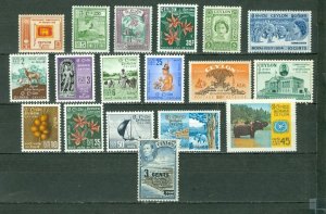 CEYLON NICE LOT of (18) MNH...$17.00