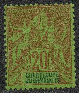 Guadeloupe Sc #36 Mint Hinged