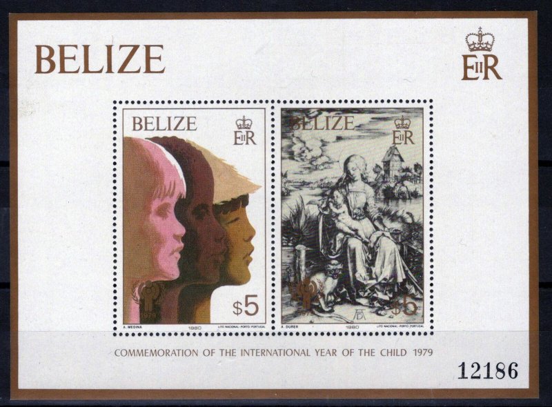 ZAYIX Belize 498 MNH Durer Madonna & Child Artist 061122SM74