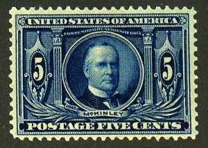 U.S. #326 MINT OG HR