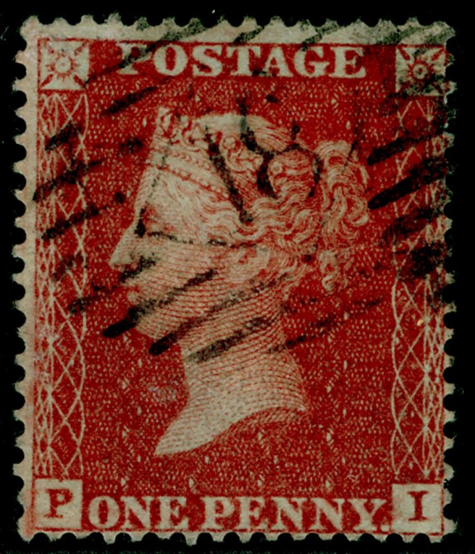 SG21, 1d red-brown, SC16 DIE II, FINE USED. Cat £65. PI