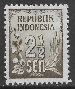 Indonesia (1951) - Scott # 370,   MH