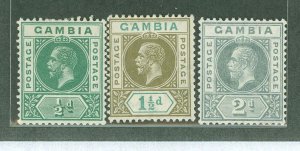 Gambia #70/73 Unused Single (King)