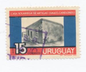 Uruguay 1970  Scott 777 used - Artigas Ancestral Home