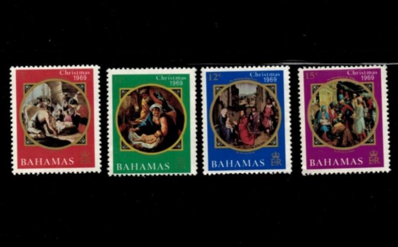 Bahamas 1969 - Christmas  - Set of 4 Stamps  - Scott #294-7 - MNH