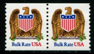 2602 US (10c) Eagle & Shield coil, MNH pr