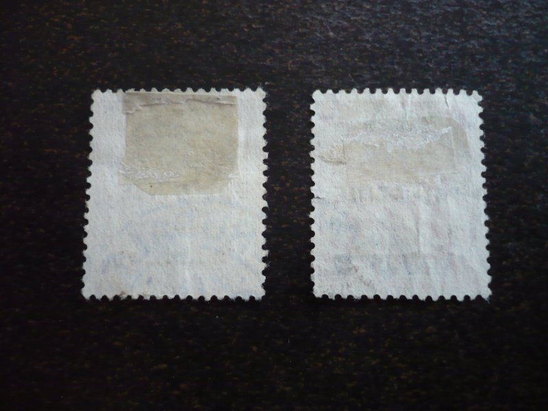 Stamps - Palestine - Scott# 48,51 - Used Part Set of 2 Stamps