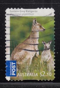 Australia 2009 used Scott #3101 $2.10 Eastern gray kangaroos - self adhesive