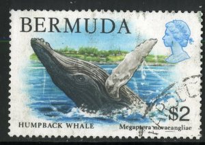 BERMUDA 377 USED SCV $3.00 BIN $1.25 MARINE LIFE