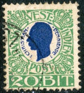 DANISH WEST INDIES  SC #33, USED - 1905 - DWI011