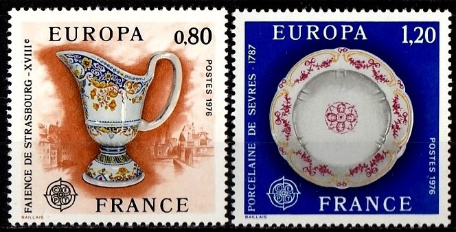 France 1976 Sc. 1478-1479 MNH (1546)