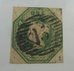 Rare 1847 Great Britain SC #5 QUEEN VICTORIA  used stamp cv$900
