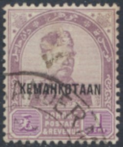 Johore  Malaya  SC#  30 Used  OPT Kemahkataan   see details & scans