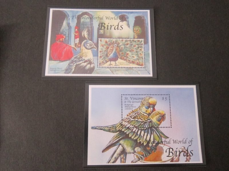 St Vincent 2000 Sc 2842-3 Bird set MNH