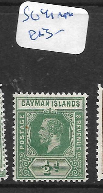 CAYMAN ISLANDS (PP2002B) KGV 1/2D SG 41  MNH